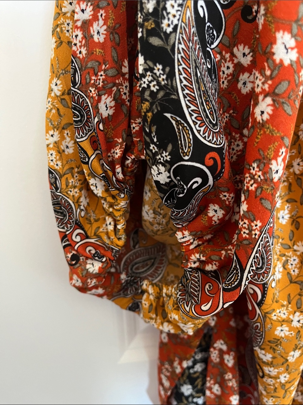Shyanne Western Boho Patchwork Floral Duster Kimono - Multi Color - Picture 4 of 7